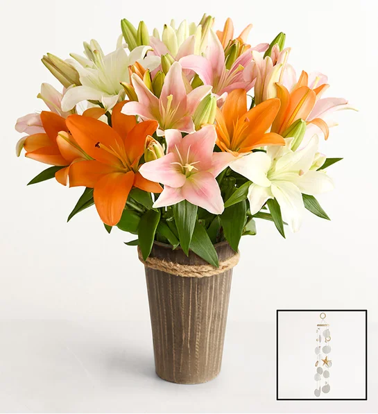 Vibrant Summer Lily Bouquet