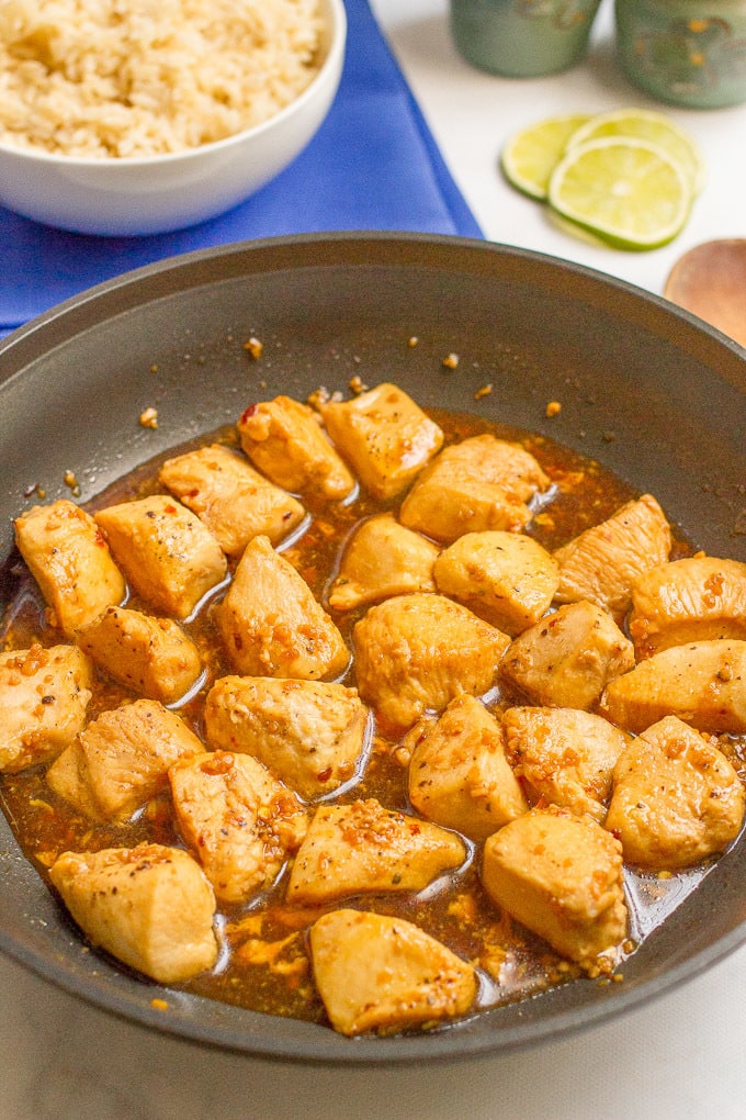 15-Minute Honey Garlic Chicken