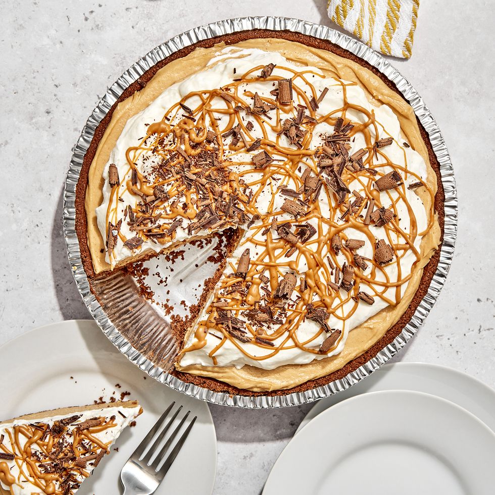 Chocolate Fluffernutter Pie
