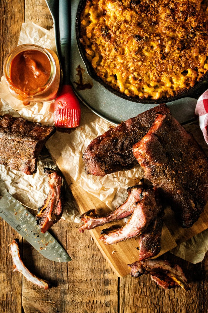 Memphis Style Smoked Spare Ribs