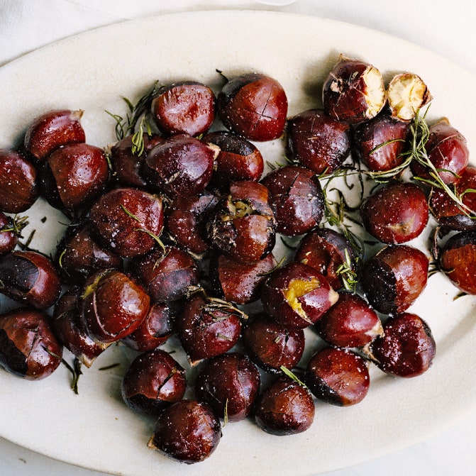 Dan Roman’s Buttery Roasted Chestnuts in Foil