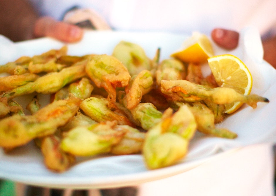 Fried Zucchini Blossoms