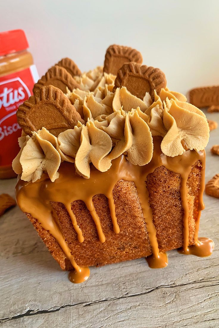 Lotus Biscoff Loaf Cake