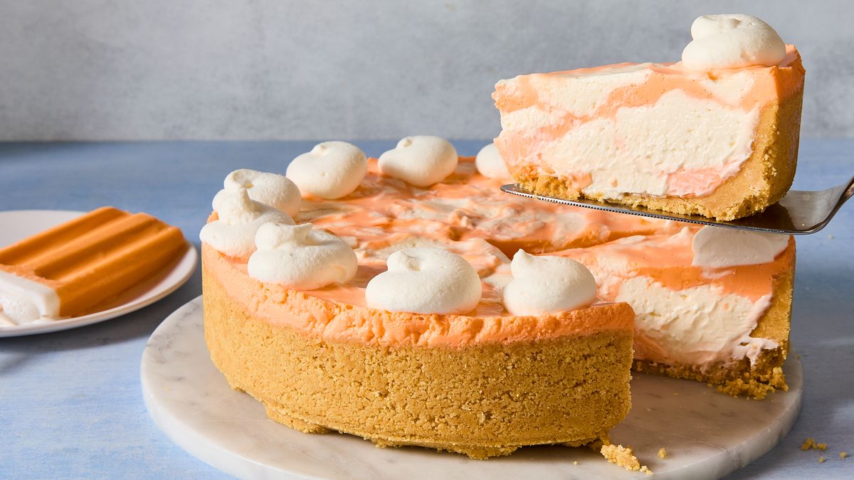 No-Bake Creamsicle Cheesecake