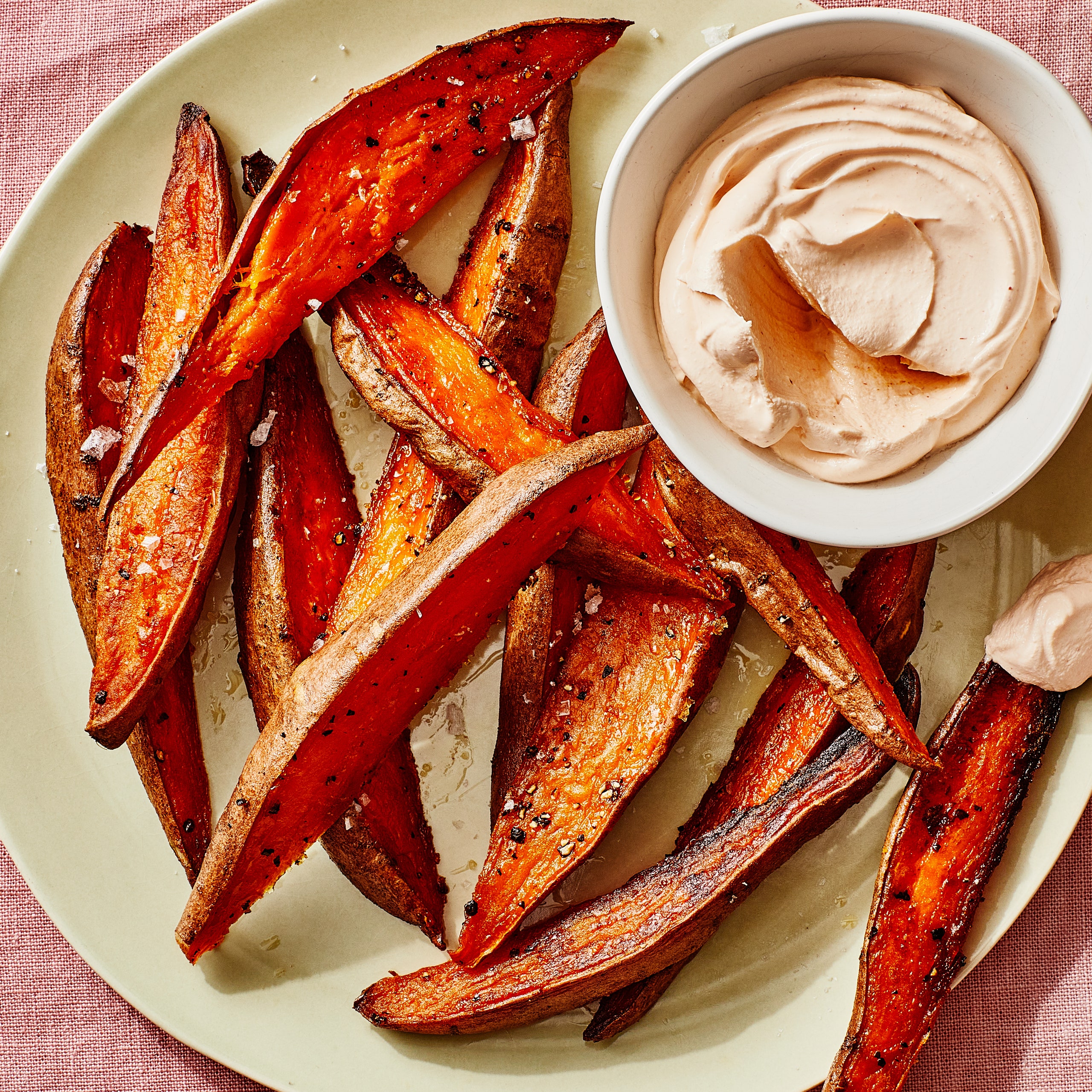Sweet Potato Fries With Sriracha Dip