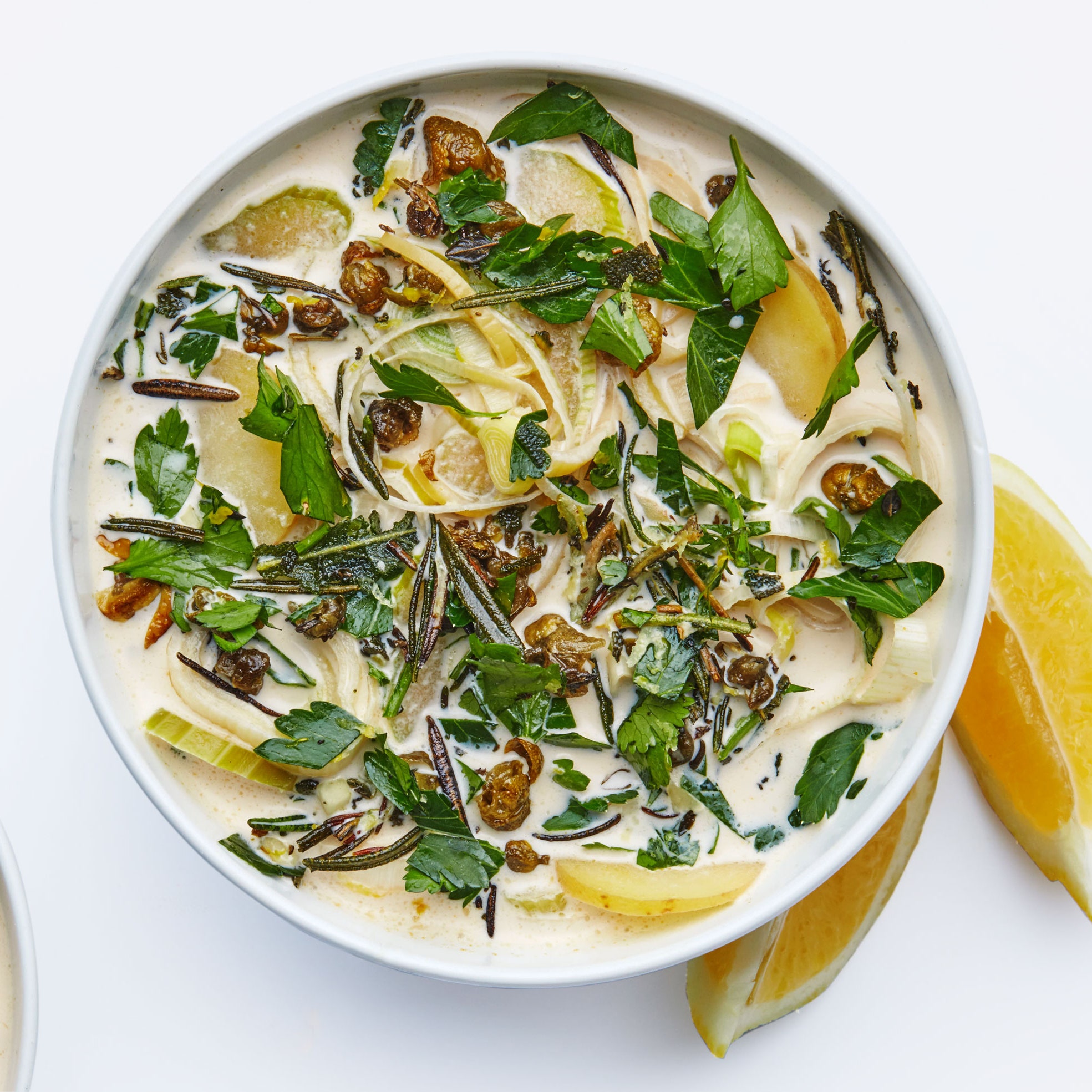 Leveled-Up Potato Leek Soup