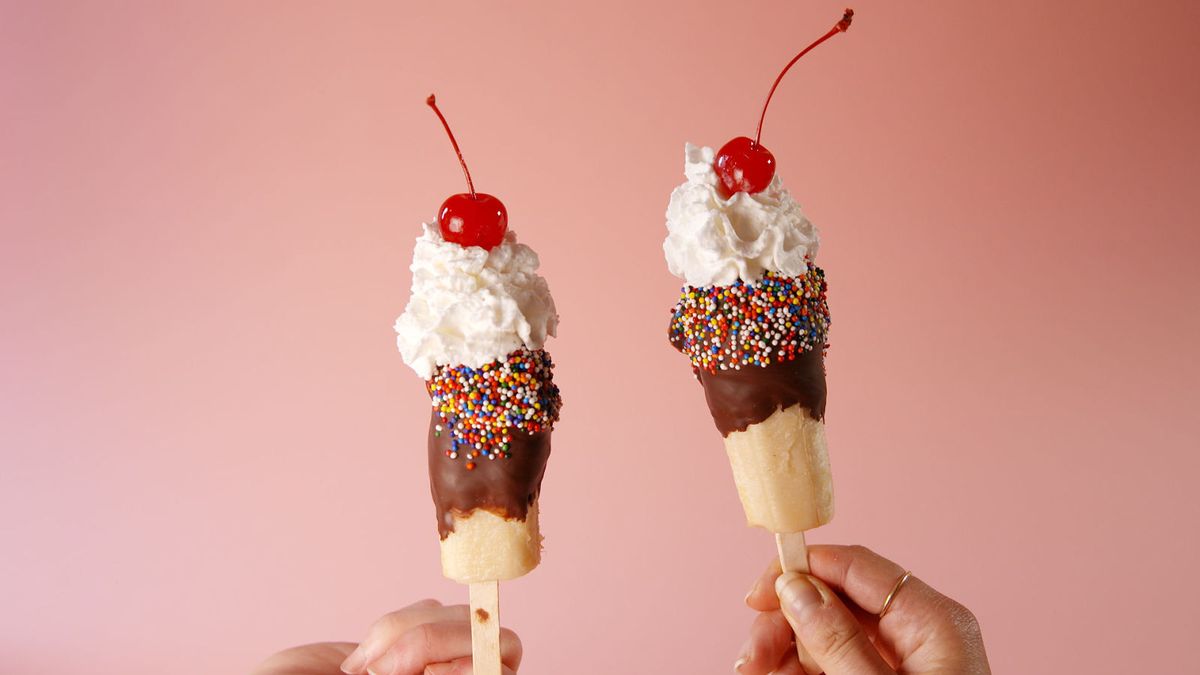 Banana Split Pops