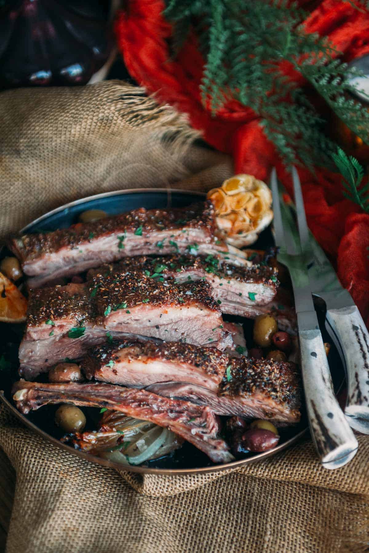 Grilled Lamb Ribs 