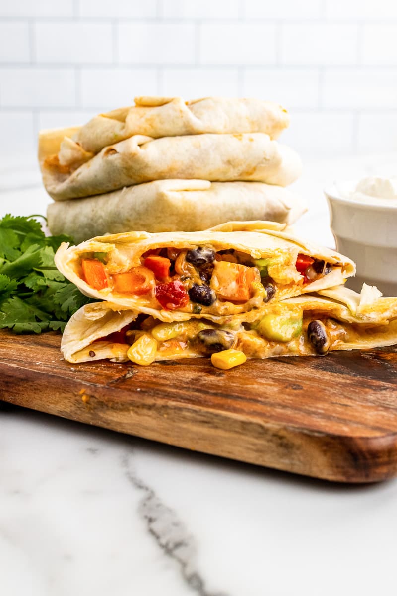 Vegetarian Black Bean Crunchwrap Supreme