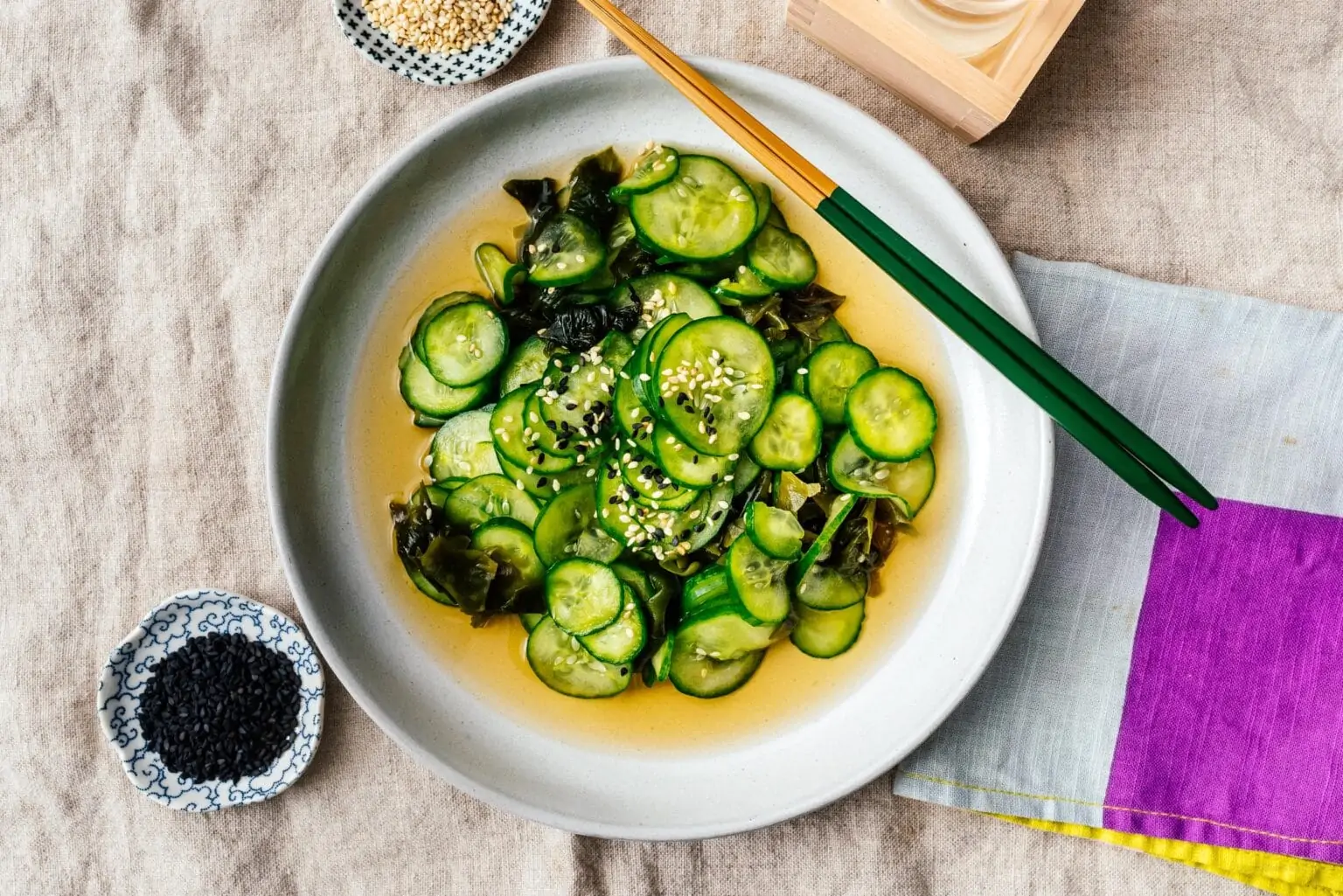 Sunomono Japanese Cucumber Salad