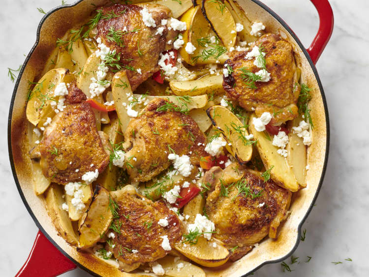 One-Pan Lemony Chicken & Potatoes