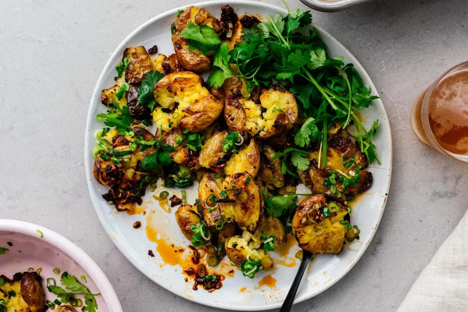 The Crispiest Smashed Potatoes