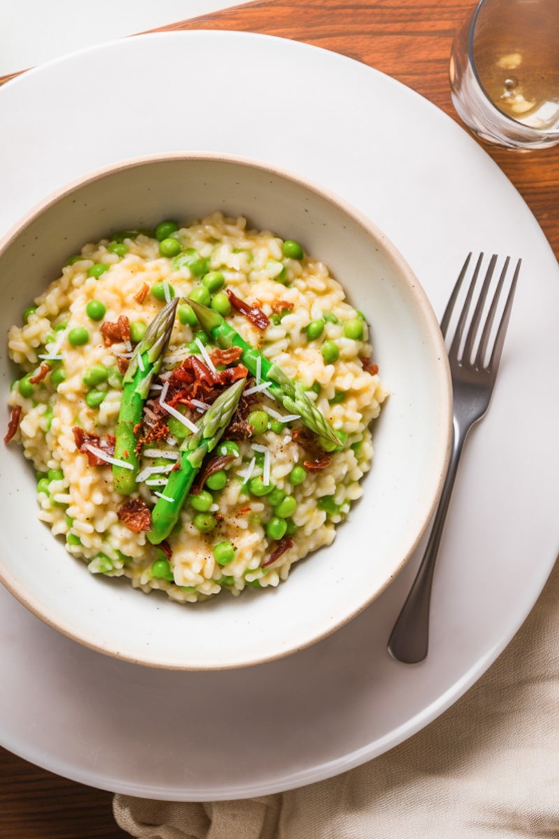 Creamy Spring Veggie Risotto