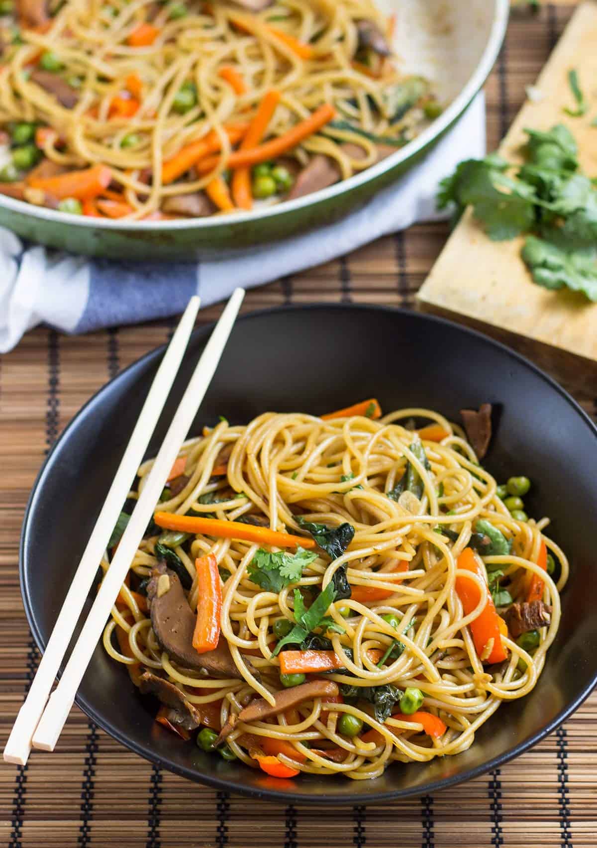 Easiest Ever Vegan Vegetable Lo Mein