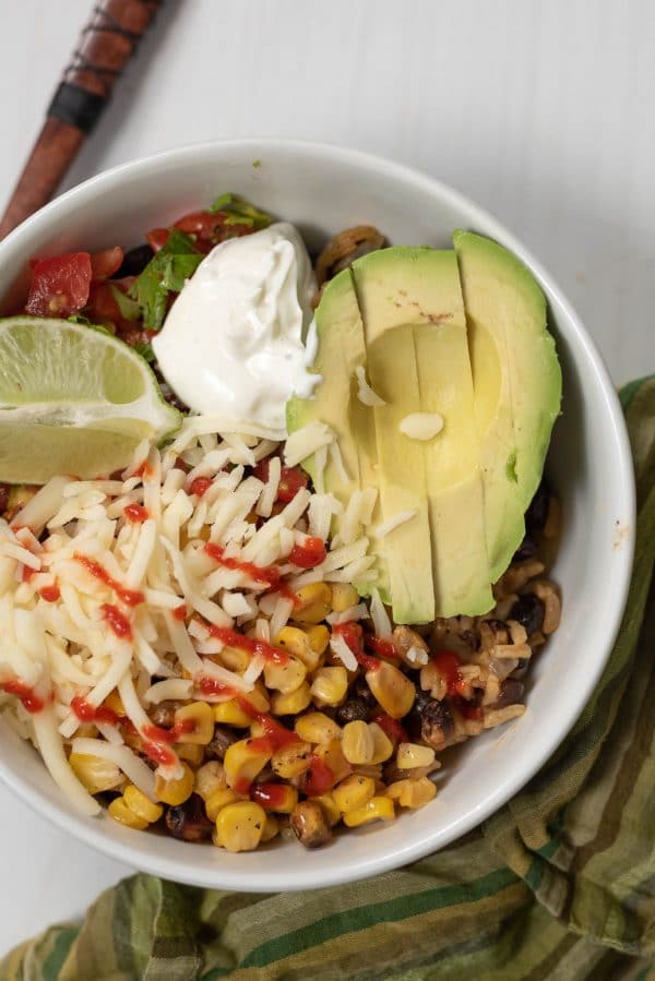 Vegetarian Burrito Bowls