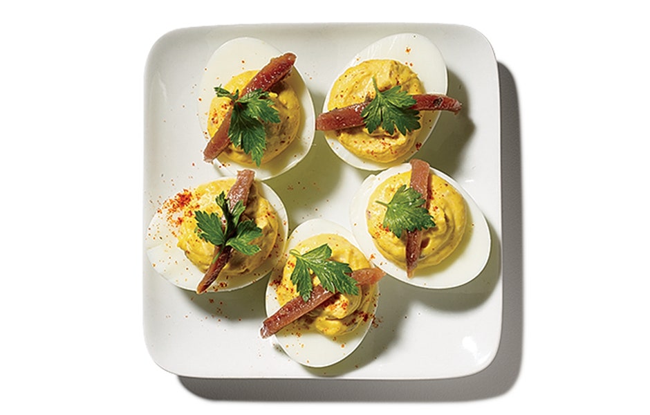 Deviled Eggs with Anchovy