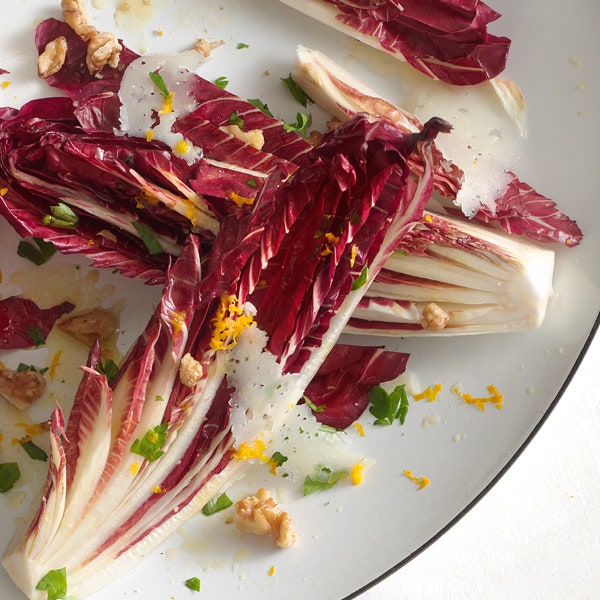 Treviso Salad with Orange Vinaigrette and Manchego