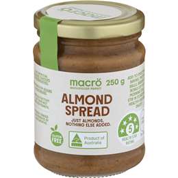Macro Natural Almond Spread
