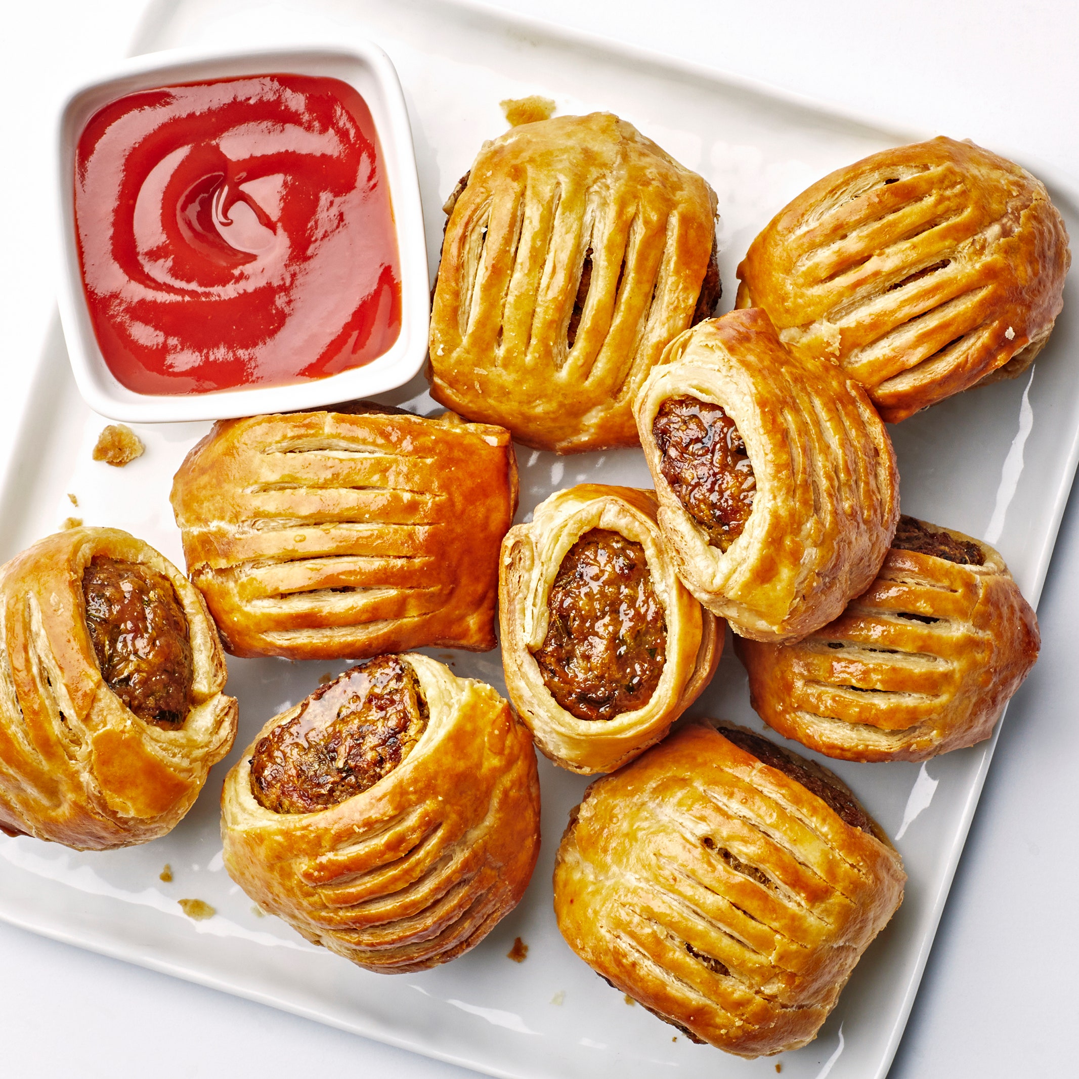Zucchini Sausage Rolls