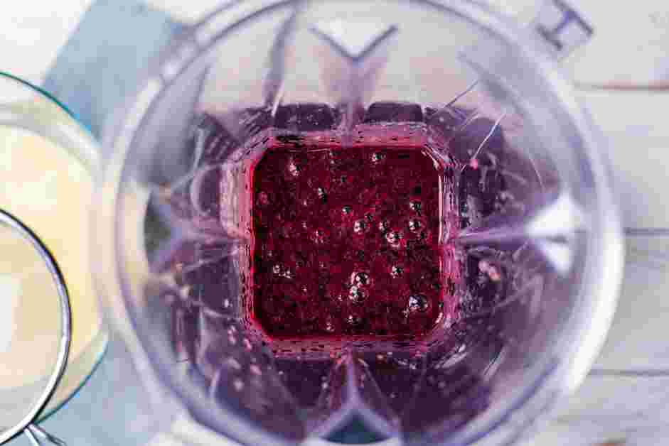 Blueberry Ice Cream Recipe: Make the blueberry puree.