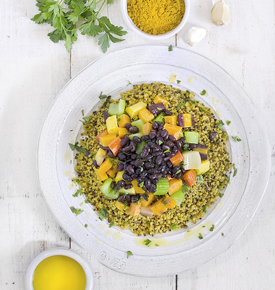 Roasted Veggie Quinoa Casserole