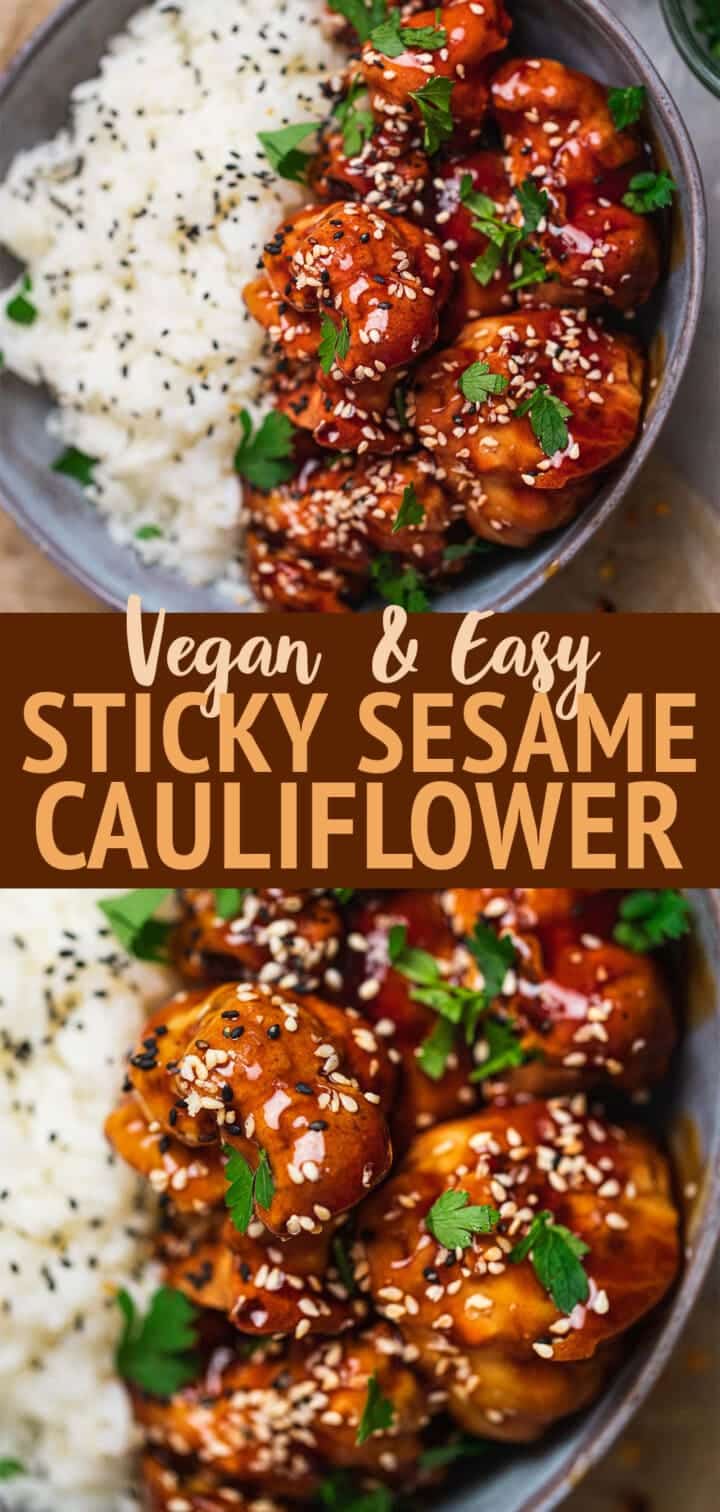 Sticky Sesame Cauliflower