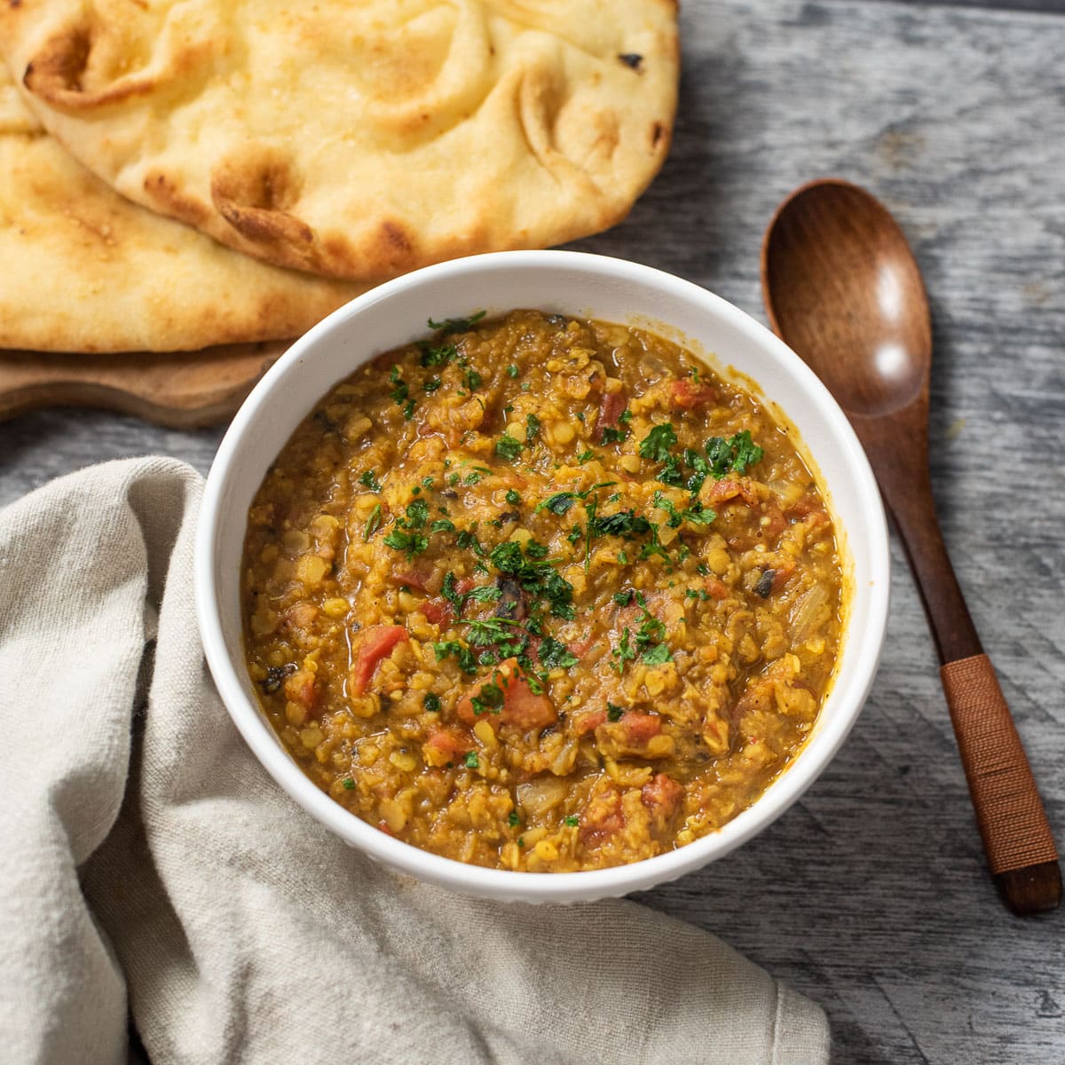 Masala Lentils (Sabut Masoor)