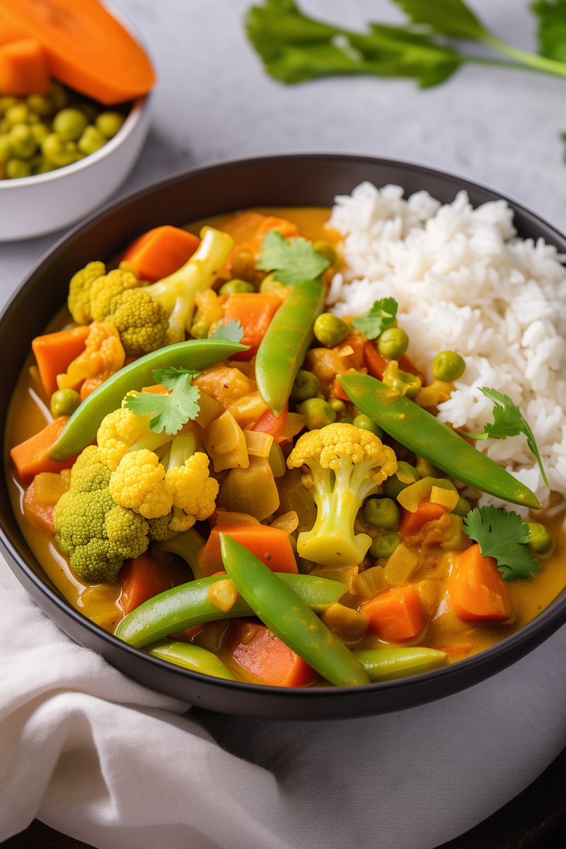 15-Minute Vegetable Curry (with frozen veggies!)