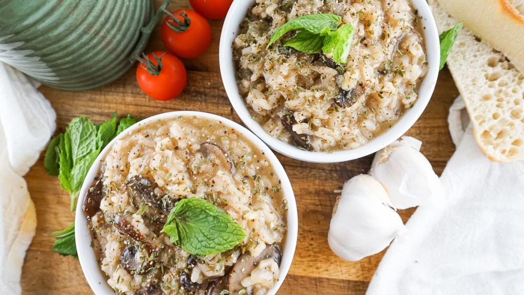 Vegan Mushroom Risotto